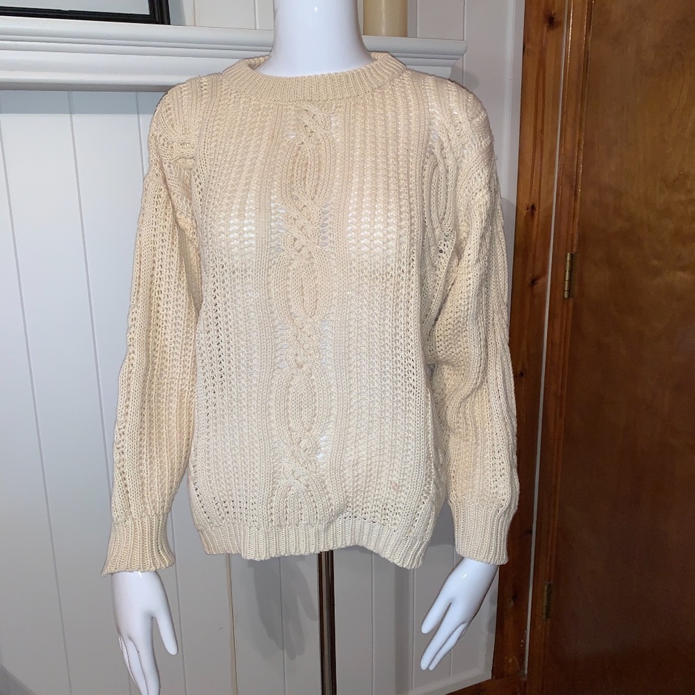 Anne Klein II Cream-colored Sweater